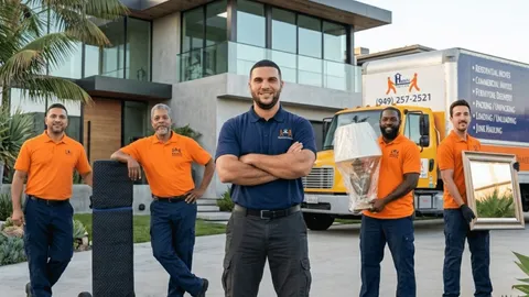 Residential moving truck Orange County