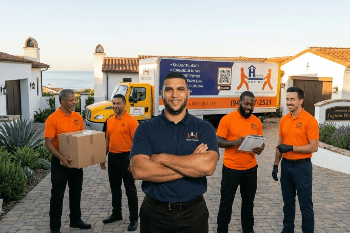 Helpful Moving professional crew serving Costa Mesa, CA