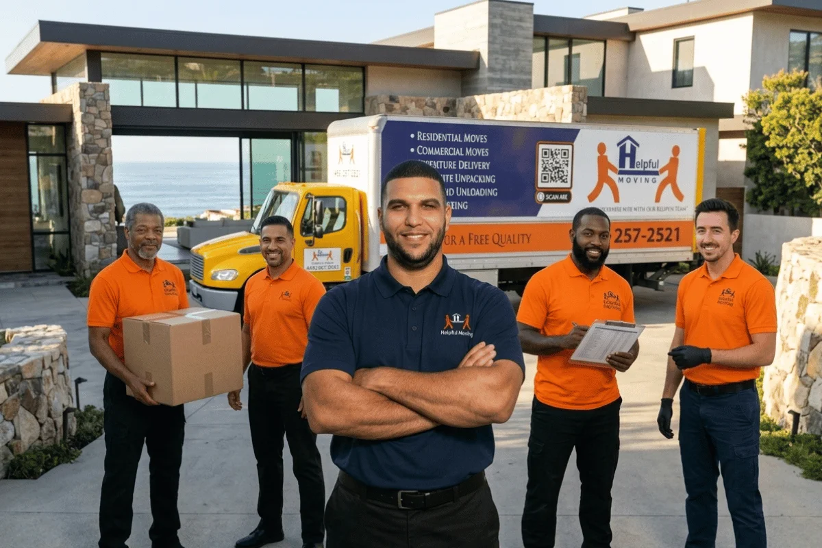 Helpful Moving professional crew serving Laguna Hills, CA