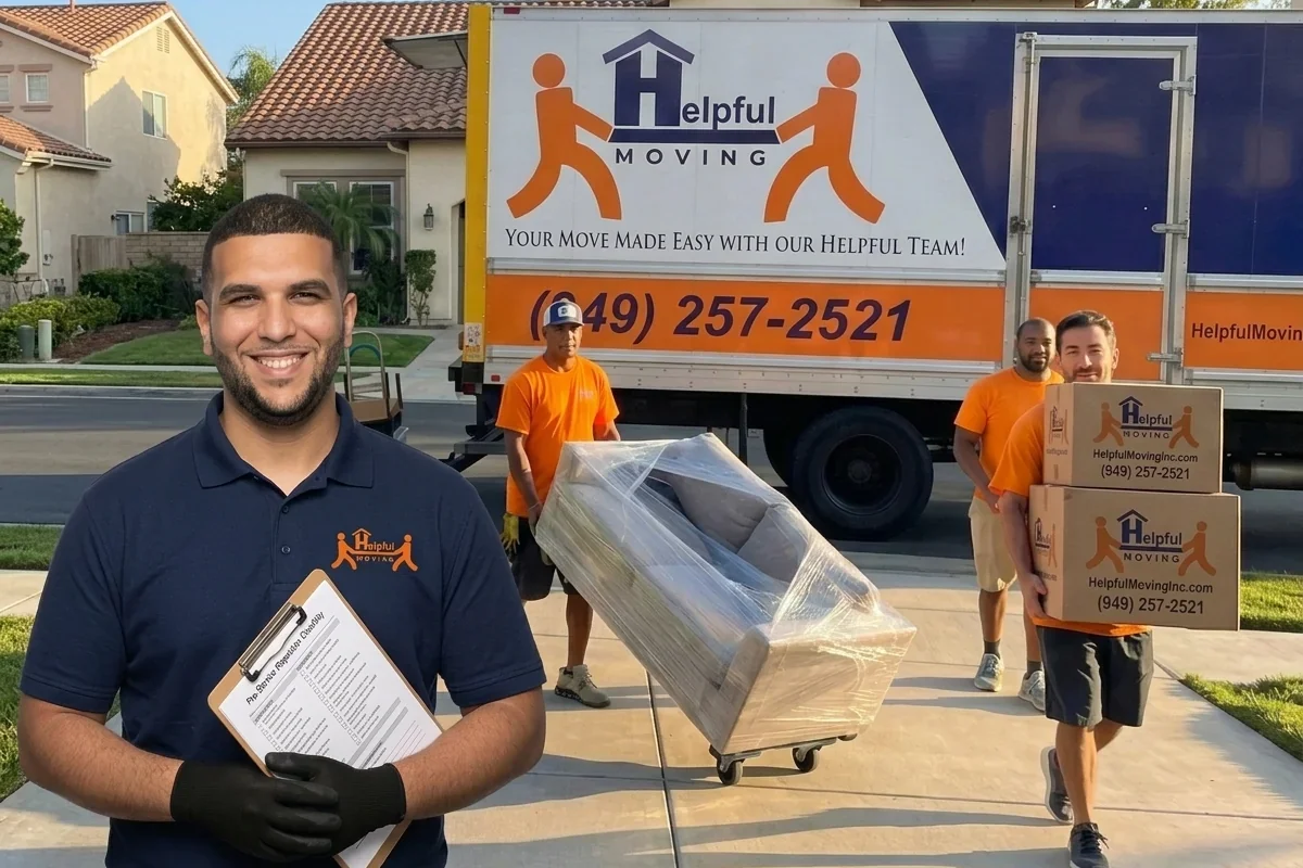 Helpful Moving professional crew serving Laguna Niguel luxury homes