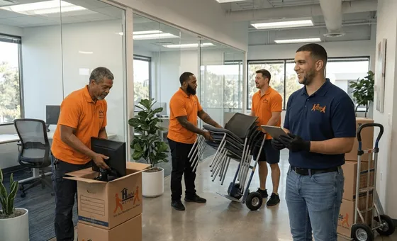 Commercial office moving Orange County