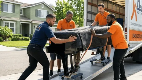 Piano moving service Orange County